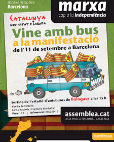 S’avança mitja hora la sortida dels autobusos de Balaguer per anar a la manifestació