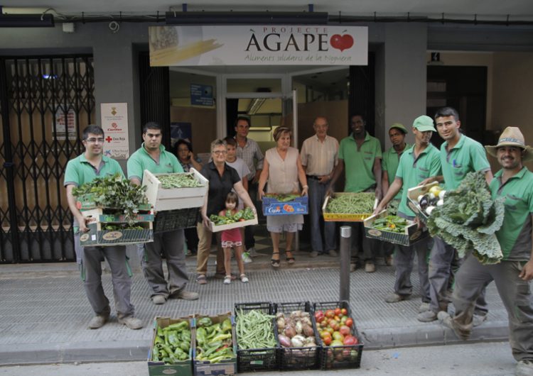 Alumnes de la Casa d’Oficis entreguen 1.300 quilos d’aliments a entitats socials de Balaguer
