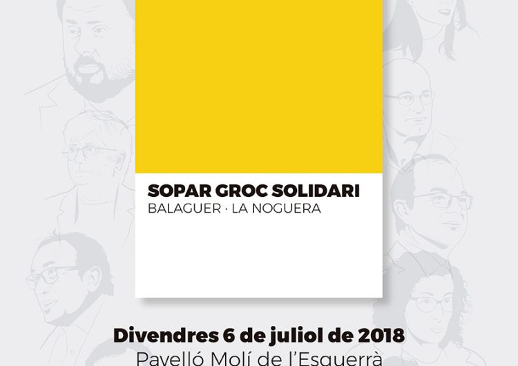 Darrers dies per inscriure’s al ‘sopar groc’ d’aquest divendres a Balaguer