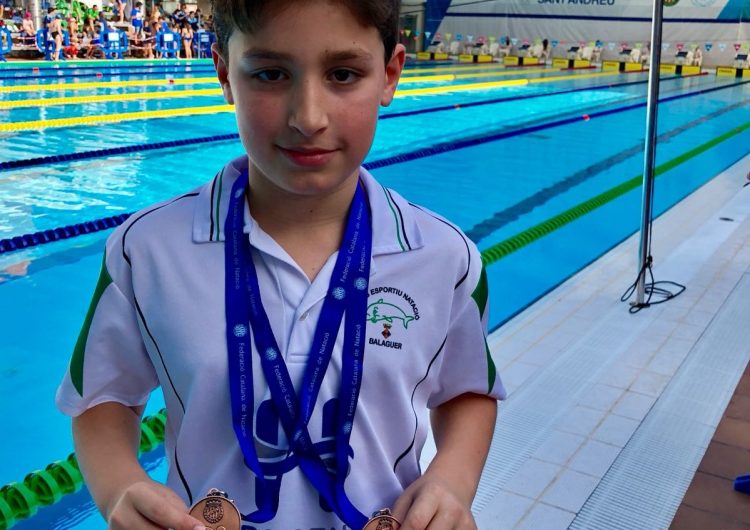 El nedador Jordi Suñé del CEN Balaguer aconsegueix dos bronzes al Campionat de Catalunya