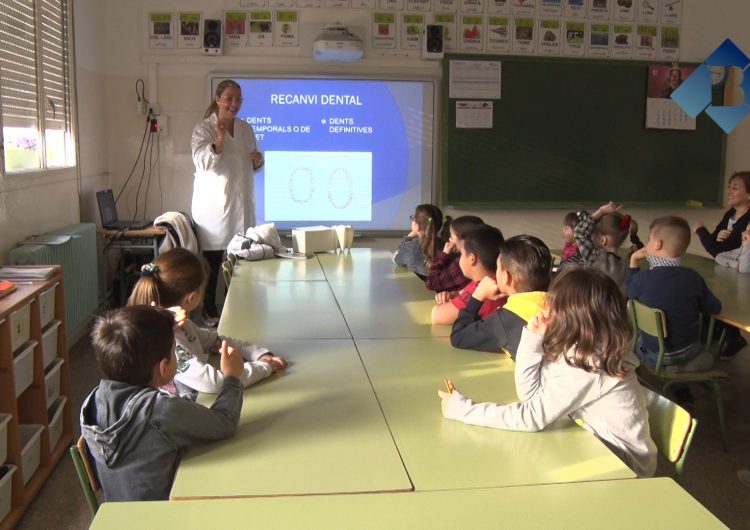 La Clínica Dental Balaguer imparteix el taller “Cuidem el somriure” als alumnes de l’escola La Noguera