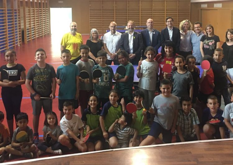 Balaguer acull la cloenda del Programa Tennis Taula a les Escoles