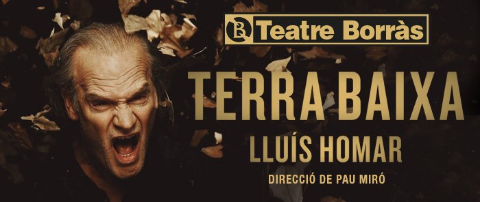 ‘Terra Baixa’ substituirà l’obra ‘Legionaria’ al Teatre Municipal de Balaguer