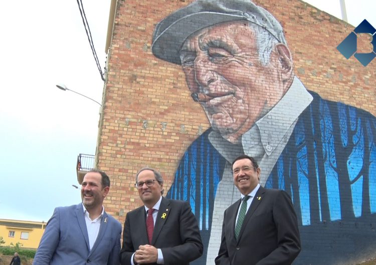 Quim Torra visita la 4a edició del GarGar Festival de Murals i d’Art Rural de Penelles