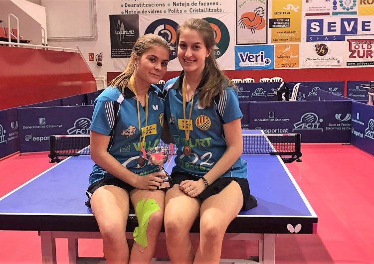 Gemma Lladonosa i Vinyet Solans, bronze per equips al Campionat de Catalunya