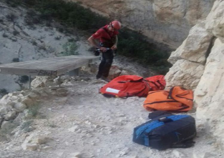 Rescaten un excursionista accidentat al Congost de Mont-rebei