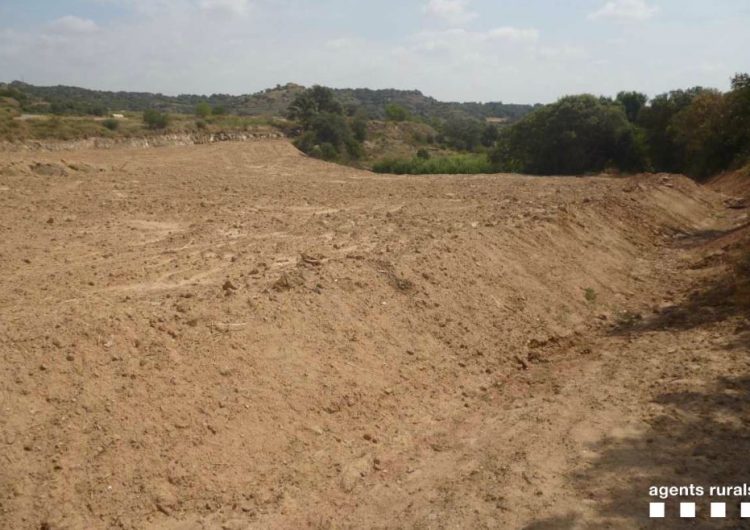 Denunciat per transformar sense autorització l’ús d’un terreny forestal a La Sentiu de Sió