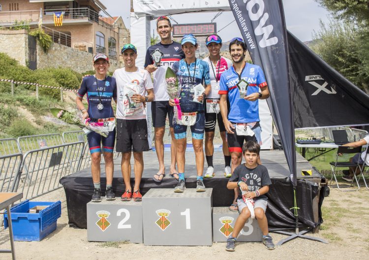 Albert Jiménez i Mercè Tussell  guanyen el Triatló Internacional de Balaguer