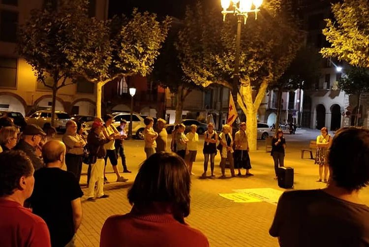 Concentració a Balaguer contra la presó dels set membres dels CDR