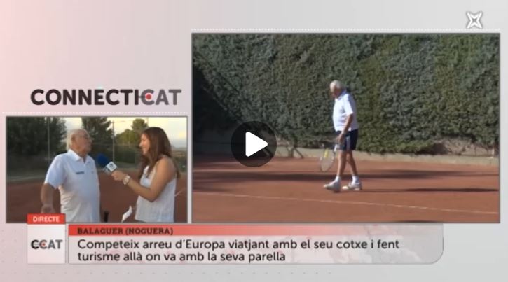 Connecti.cat: Antonio Carreño, millor tennista major de 80 anys de l’Estat espanyol