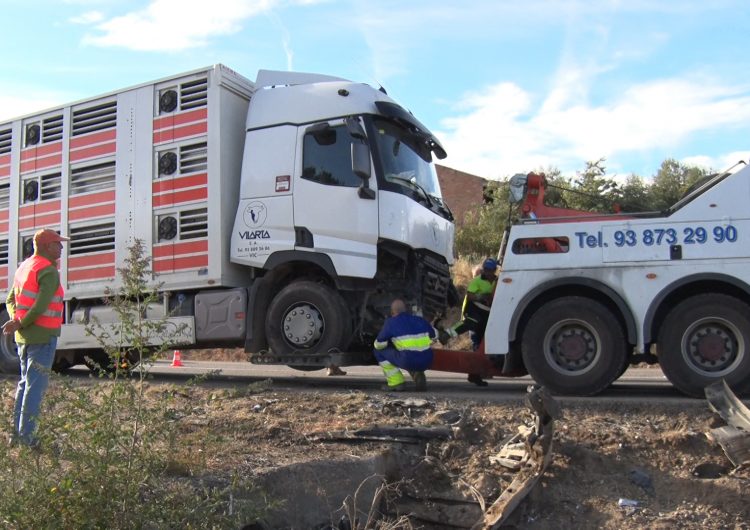 Les víctimes de l’accident de trànsit a la Sentiu de Sió són dos homes de Balaguer