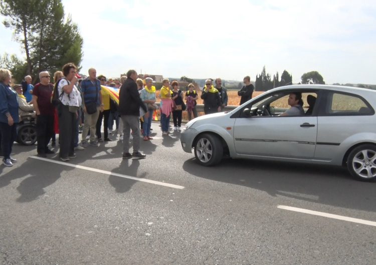Matí de reivindicacions en contra de la sentència a Balaguer