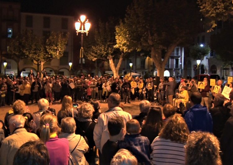 Prop d’un miler de persones es manifesten a Balaguer en rebuig a la sentència del Tribunal Suprem