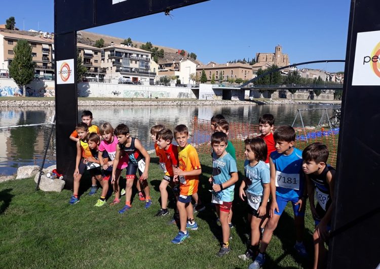 Balaguer celebra el 7è Duatló Infantil amb més de 100 participants