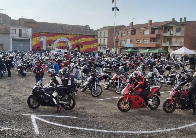 Més de 400 motos participen a la Gripada de Bellcaire d’Urgell