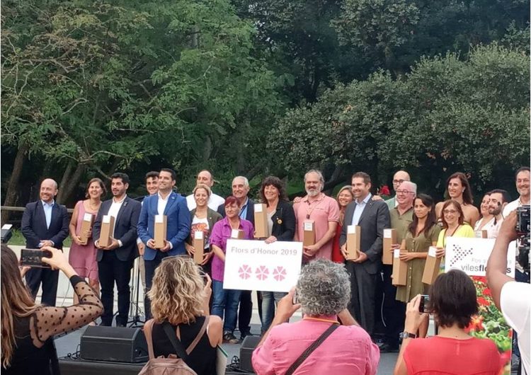 Balaguer aconsegueix tres Flors d’Honor del projecte Viles Florides del 2019