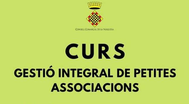 El Consell Comarcal de la Noguera ofereix un curs de gestió integral de petites associacions