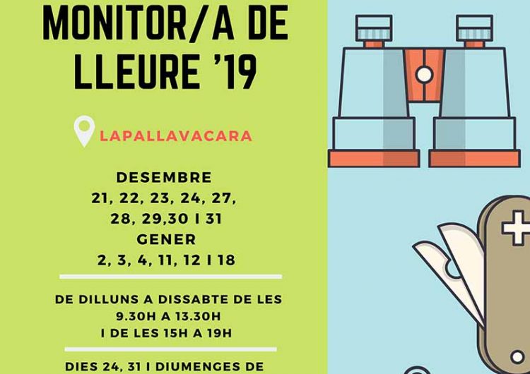 Curs de monitor/a de lleure 2019