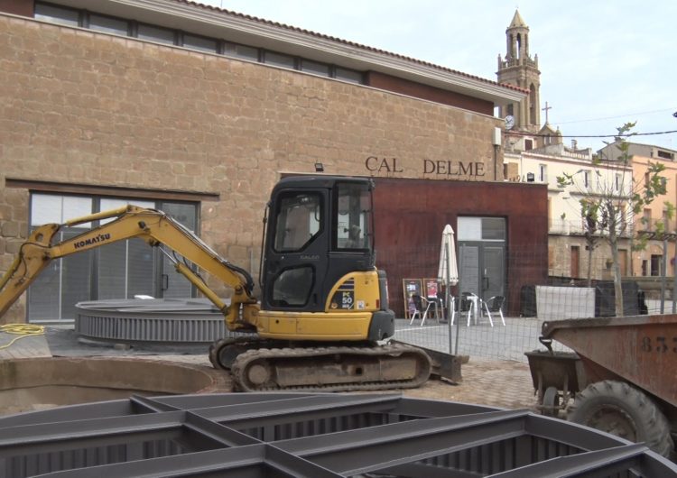 Recta final a les obres dels trulls descoberts davant ‘La Fassina’ de Montgai