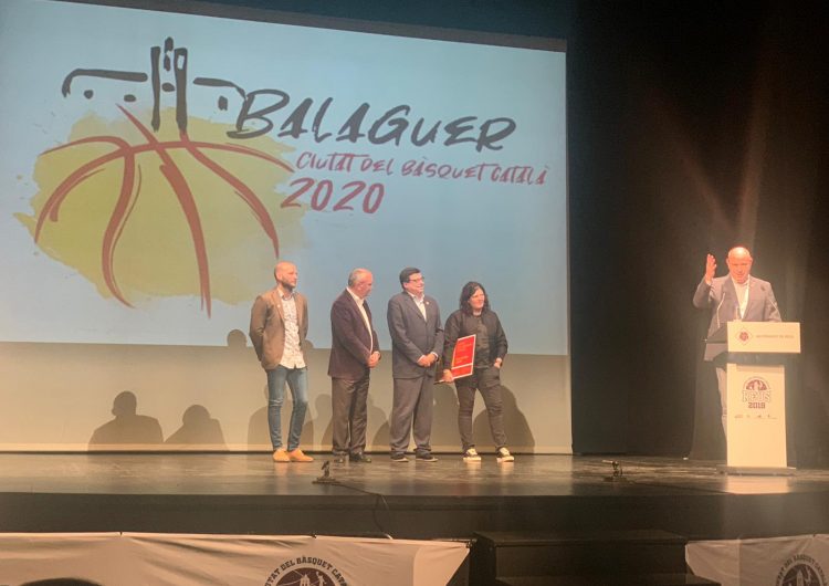 Balaguer rep el relleu com a ciutat del bàsquet català