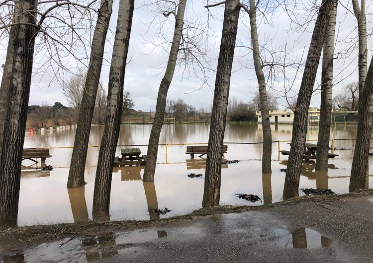 La crescuda del riu Sió afecta lleugerament el municipi de Montgai