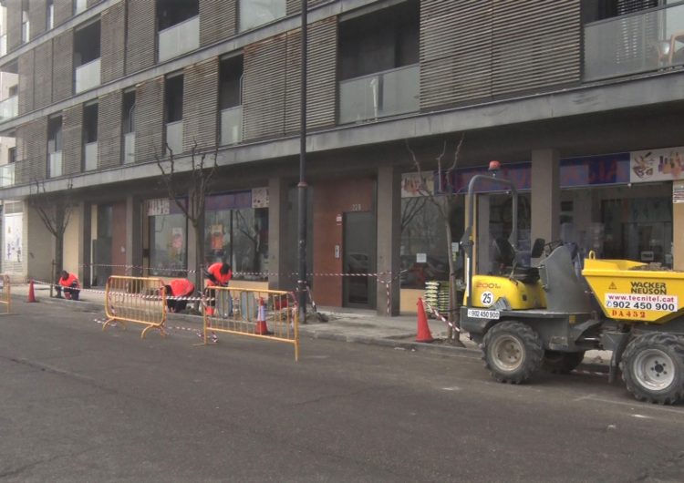 Balaguer arranja el tram de vorera del carrer Noguera Pallaresa entre els carrers Cadí i Sant Crist