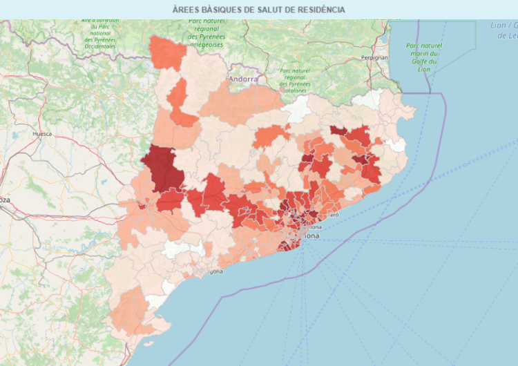 Lleida concentra la majoria de positius per coronavirus a la demarcació amb 220