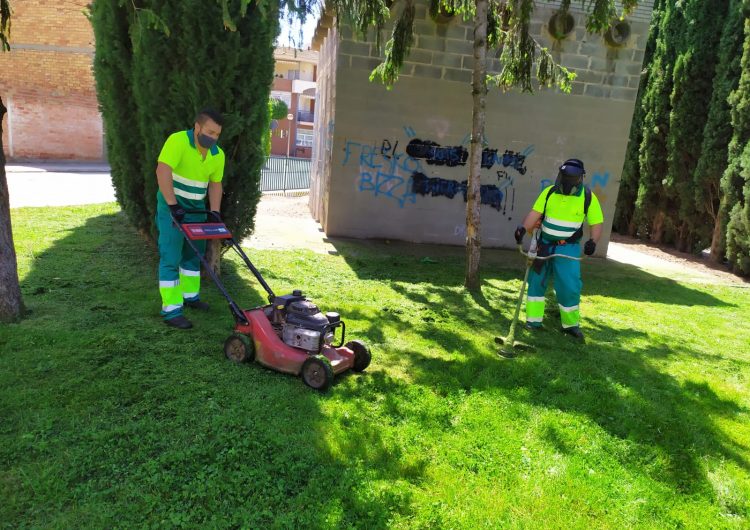 La Paeria de Balguer reprèn les tasques de jardineria que van quedar suspeses per l’estat d’alarma