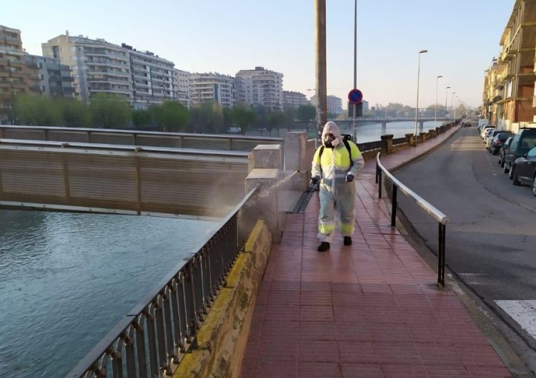 Balaguer manté la desinfecció de l’espai urbà