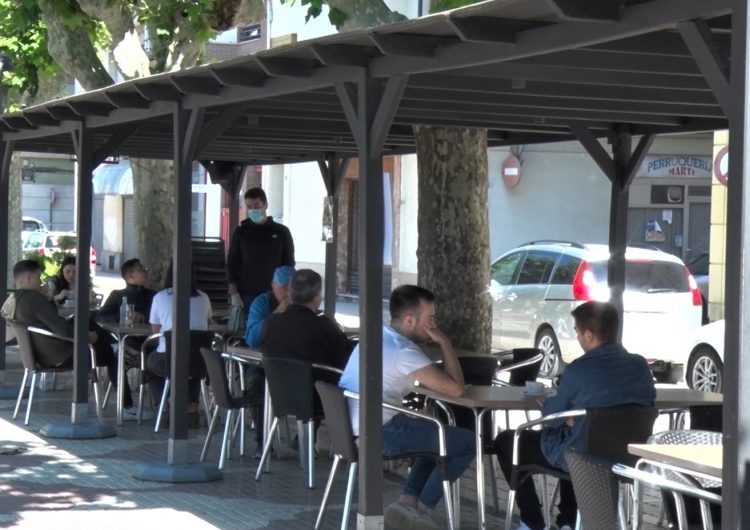 S’omplen les terrasses de Balaguer el primer dia d’obertura en fase 1