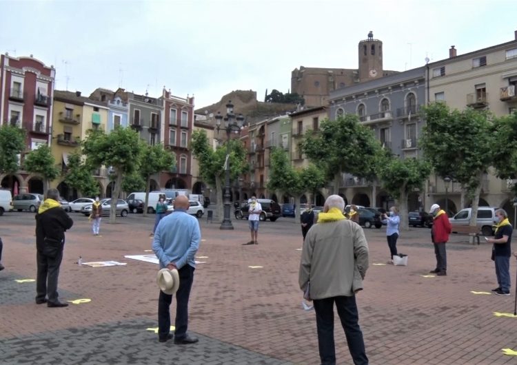 Tornen les reivindicacions del Col·lectiu Llibertat a la plaça Mercadal