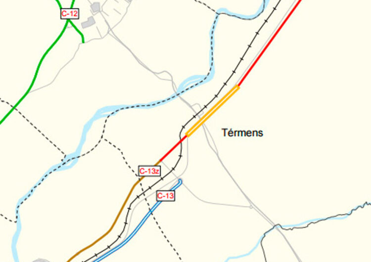 Territori impulsa el projecte de millora del ferm i ordenació d’accessos a la travessera de la C-13 a Térmens