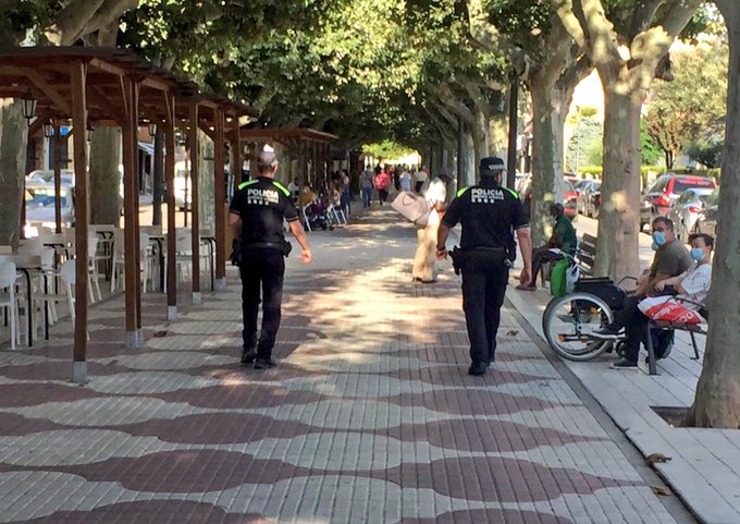 Balaguer multa deu persones en 48h per no portar mascareta