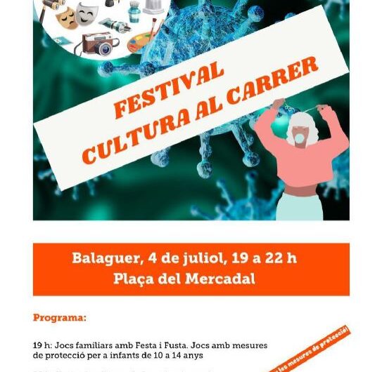 Òmnium suspèn el festival ‘Cultura al carrer’, que s’havia de celebrar aquest dissabte