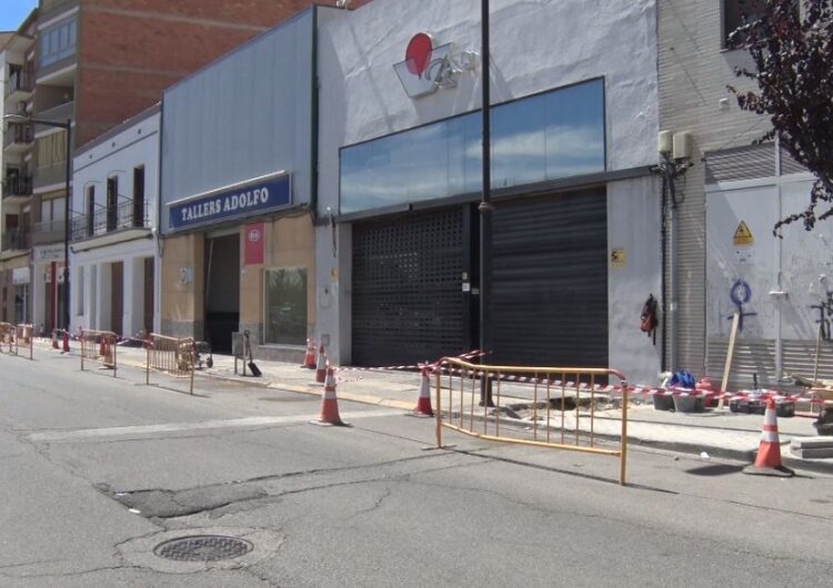 Balaguer arranja l’últim tram de vorera del carrer Noguera Pallaresa