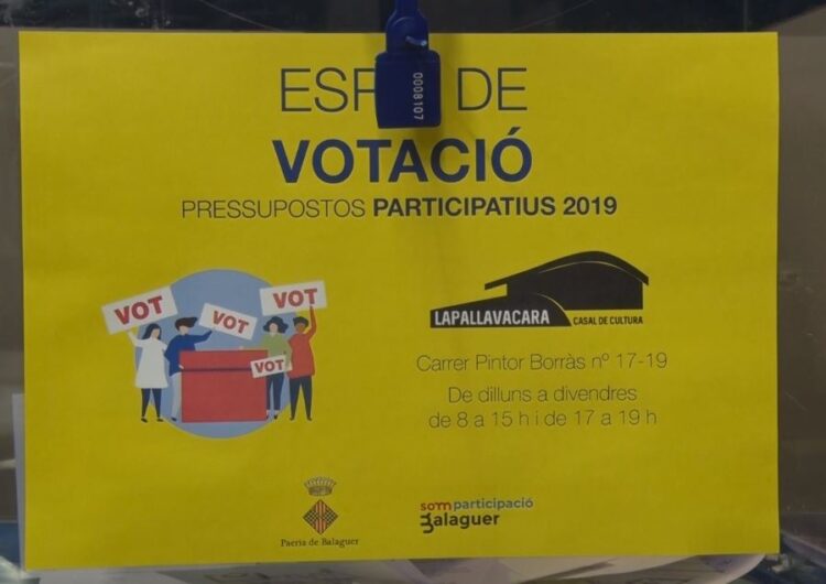 Balaguer escalfa motors per als nous pressupostos participatius