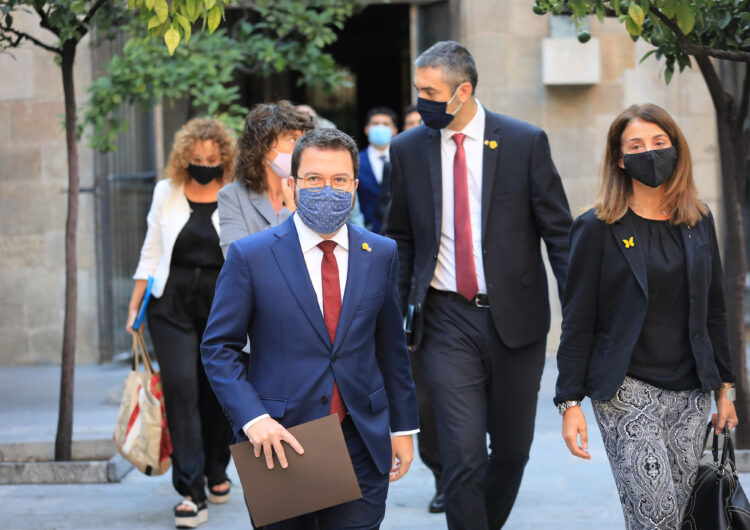 El Govern aprova el decret que converteix Aragonès en el substitut del president de la Generalitat