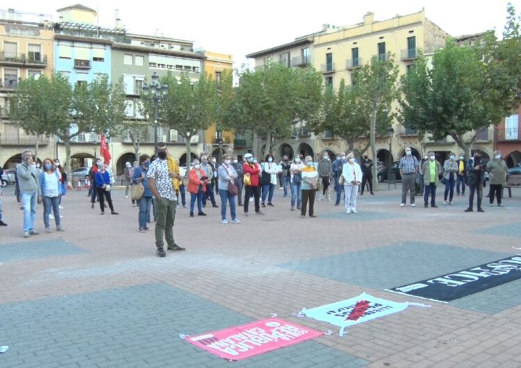 Concentració de suport al president Torra a Balaguer