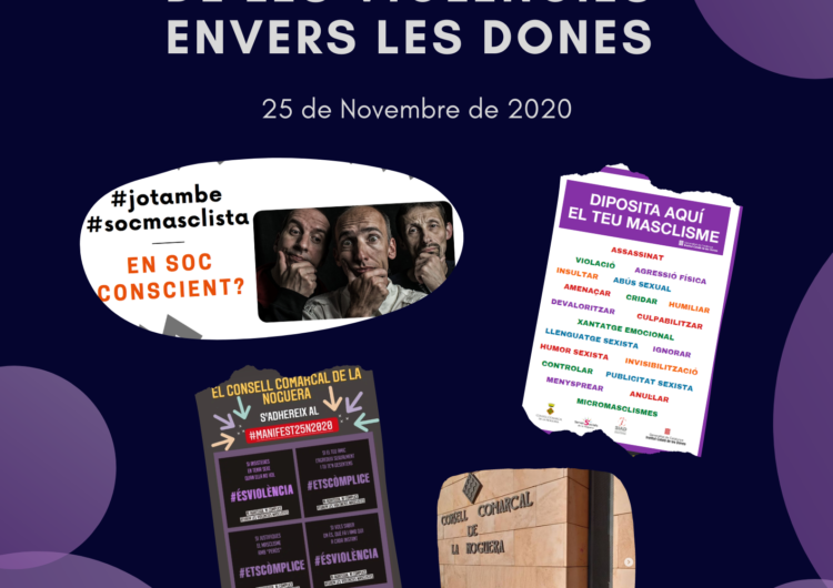 Actes a la Noguera per dir prou a la violència envers les dones