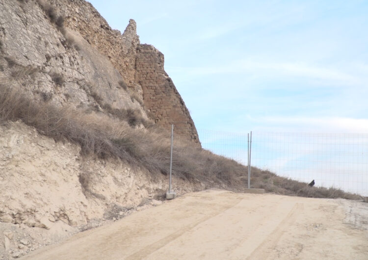 Algerri millora l’accés al castell en el marc d’un projecte de consolidació