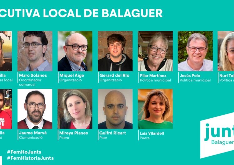 Es constitueix l’executiva de Junts per Catalunya a Balaguer