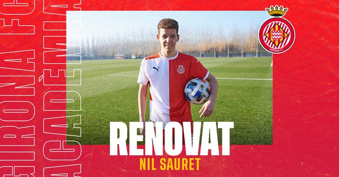 El noguerenc Nil Sauret renova amb el Girona