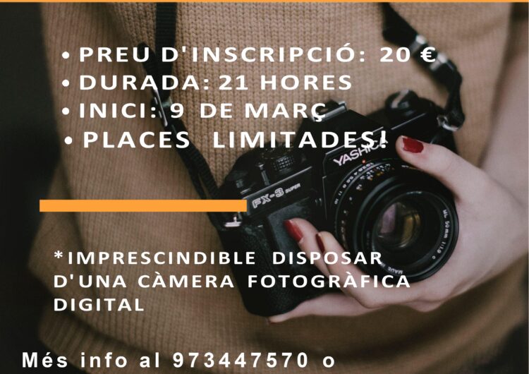 L’Oficina Jove de la Noguera organitza un curs de fotografia digital