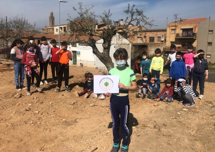 Montgai i Butsènit d’Urgell es sumen al projecte “Un arbre per Europa’