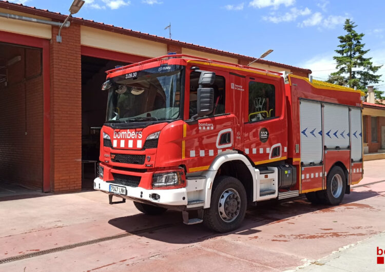 El parc de bombers de Balaguer ja disposa d’un nou vehicle
