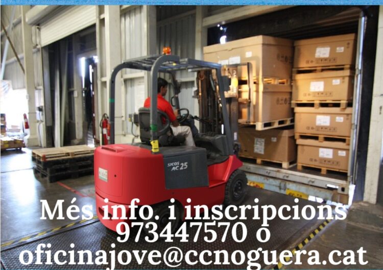 L’Oficina Jove de la Noguera posa en marxa un curs d’operador/a de carretons elevadors