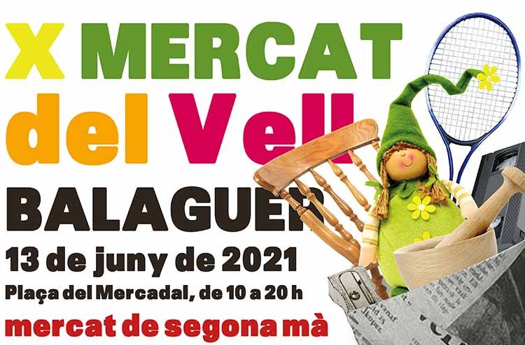 Balaguer acollirà, aquest diumenge, la 10a edició del Mercat del Vell