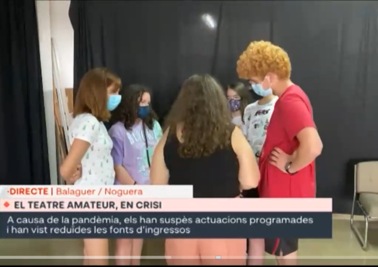 El teatre amateur, en crisi a causa de la Covid-19