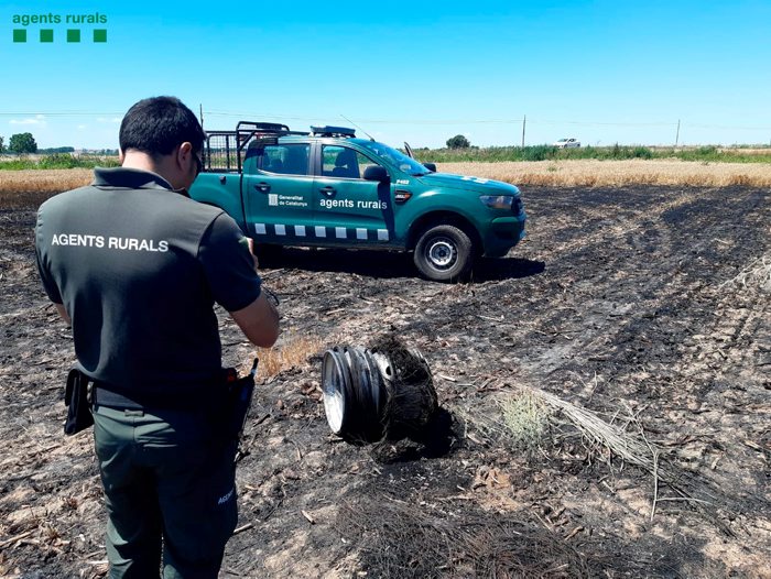 El Jutjat de Balaguer obre diligències pels incendis provocats pel camió que circulava amb una roda punxada