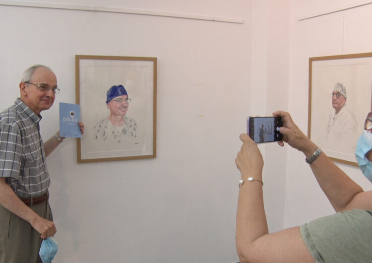 “Gràcies”, trenta retrats d’Elíes Seguí en homenatge al personal sanitari del CAP de Balaguer